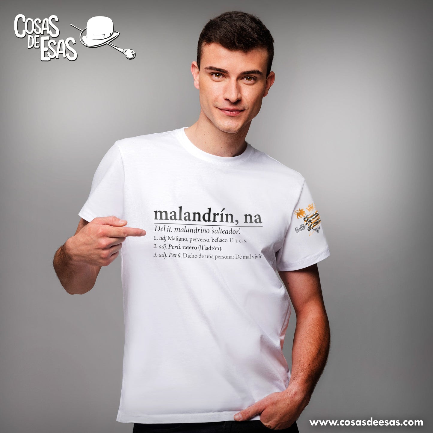 Promo Juego de los Insultos Arcaicos + Camiseta Mentecato/a