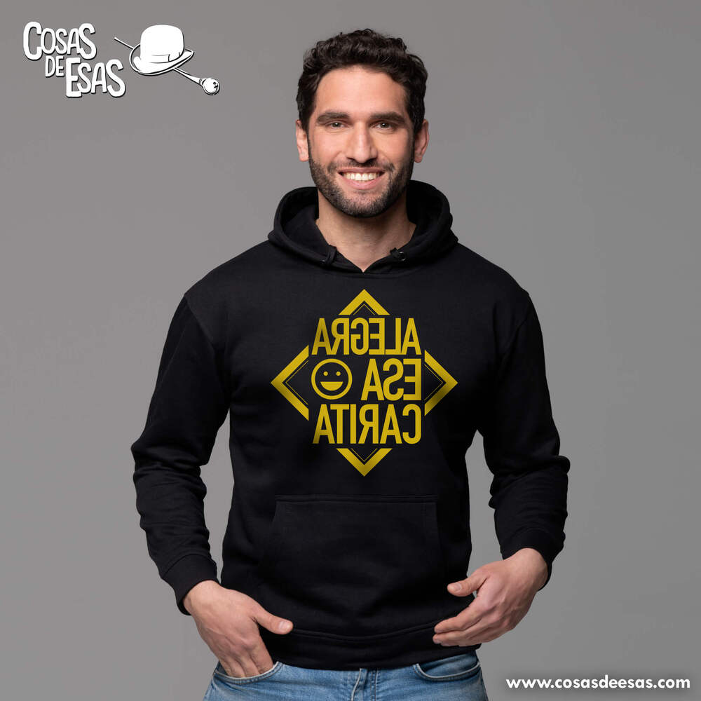 Alegra esa carita Hoodie de hombre