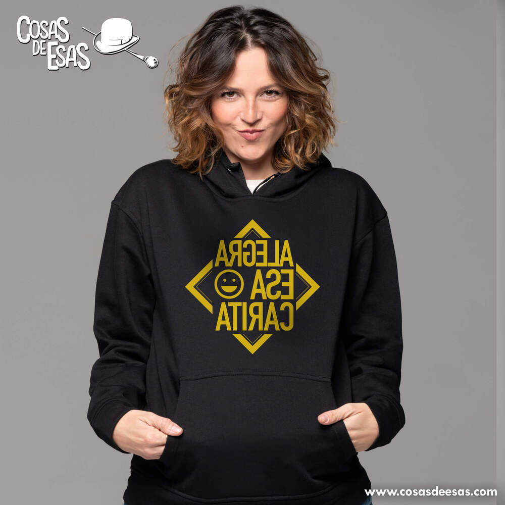 Alegra esa carita Hoodie de mujer