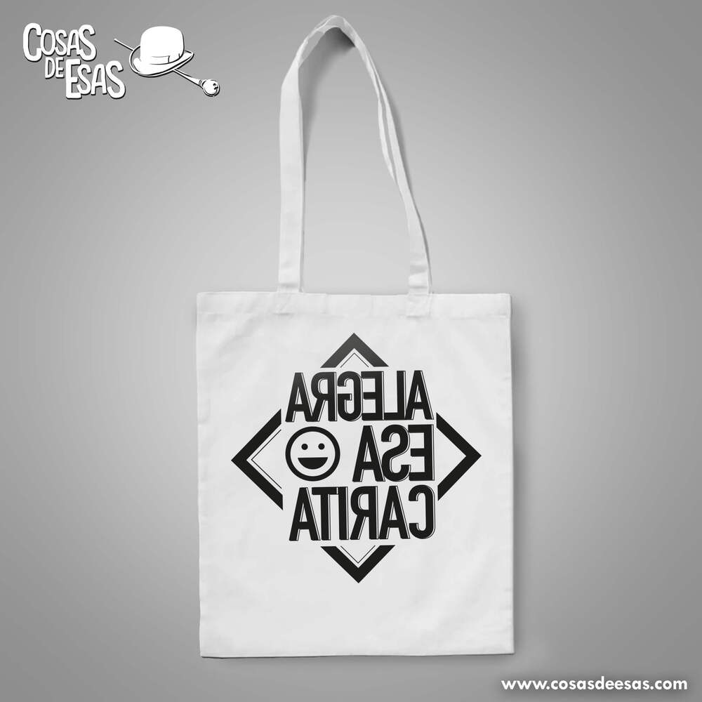 Alegra esa carita Tote Bag