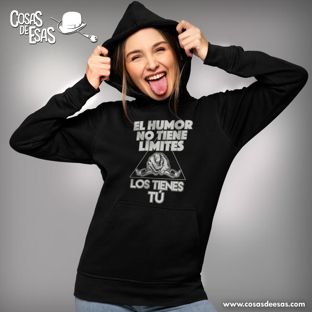 El humor no tiene límites Hoodie de mujer
