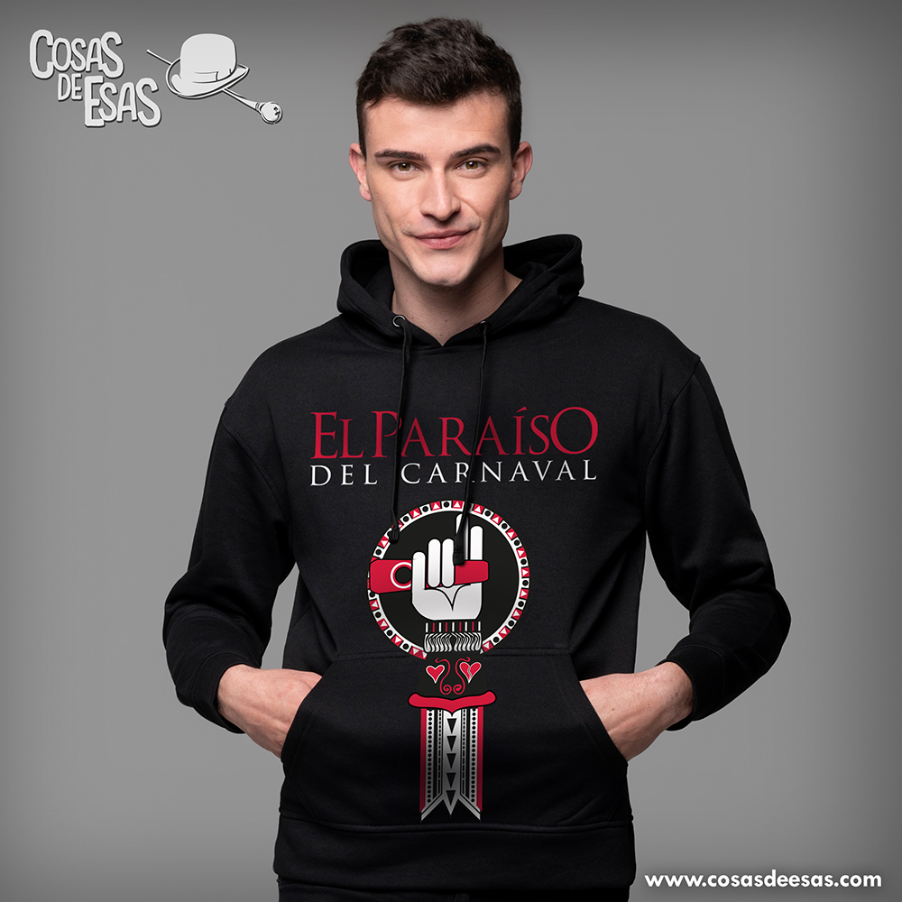 El paraíso del carnaval Hoodie de hombre
