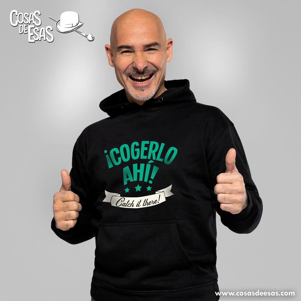 Cogerlo ahí!! Hoodie de hombre