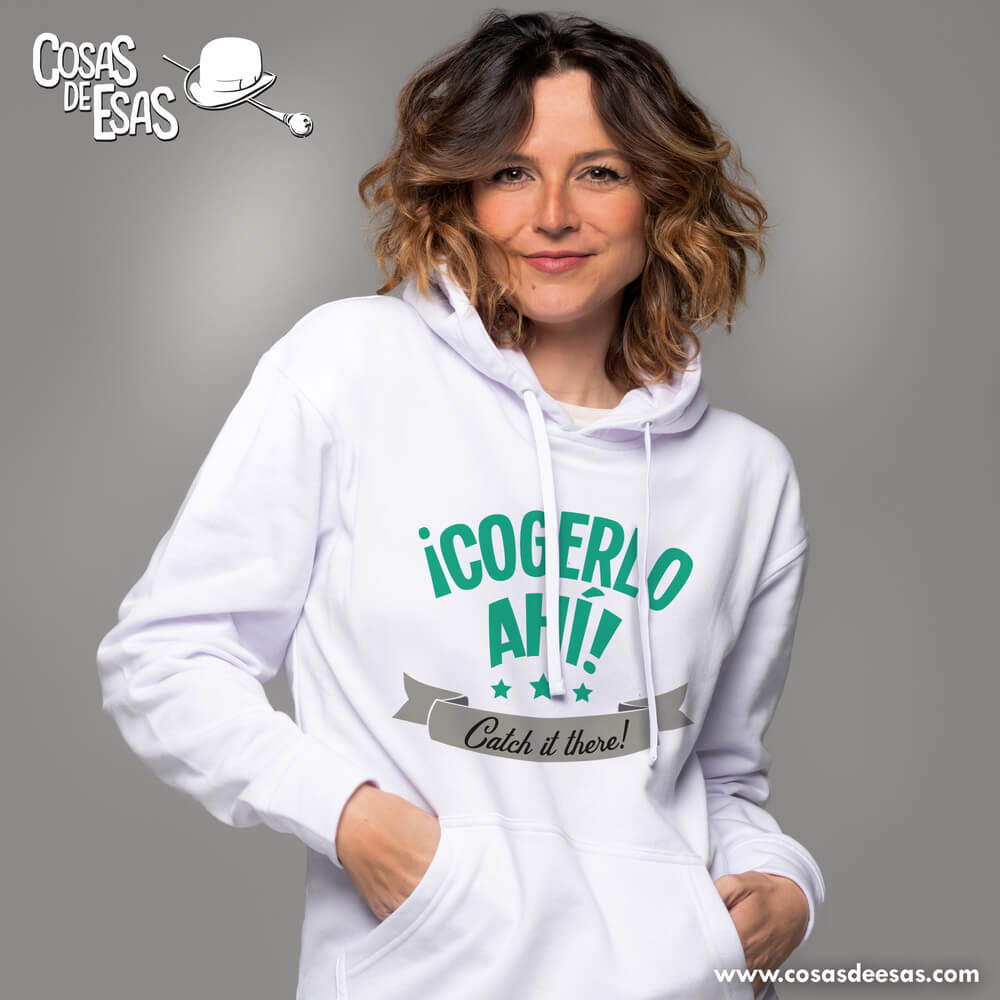 Cogerlo ahí!! Hoodie de mujer