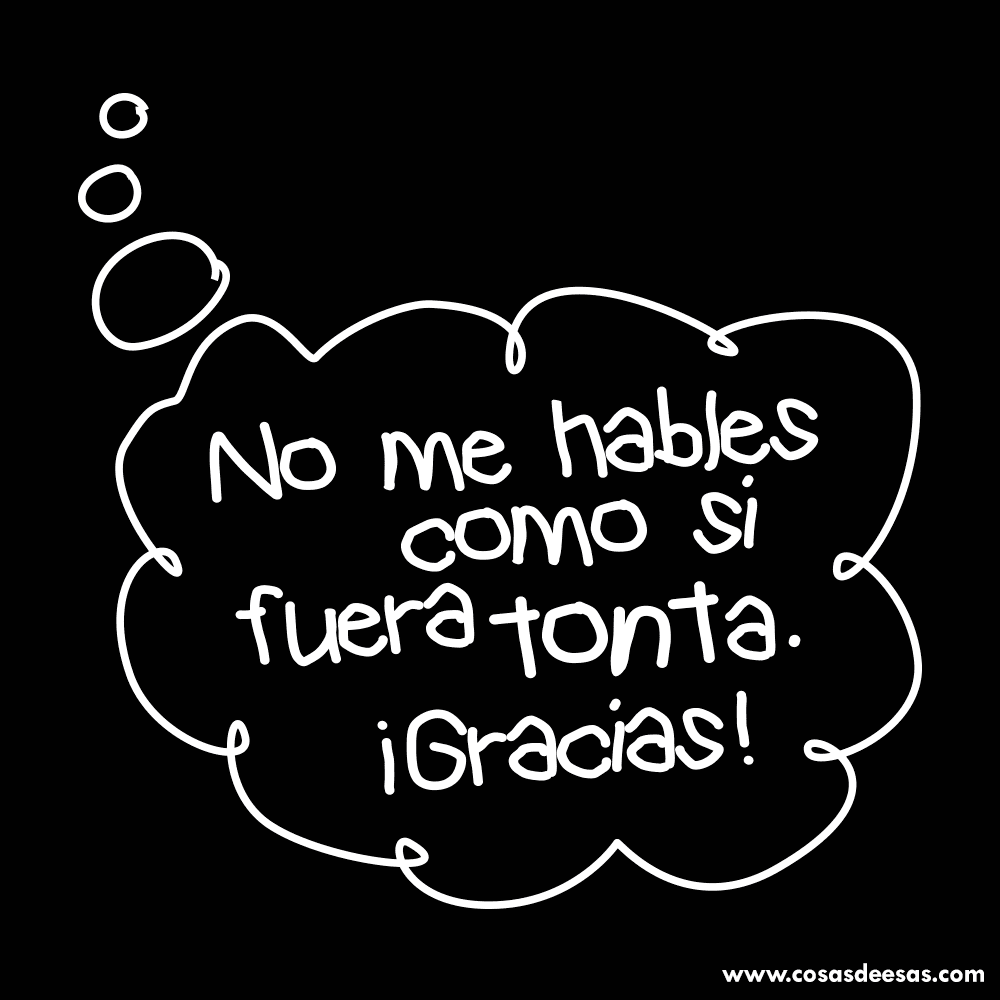 No me hables como si fuera tonta Hoodie de niña