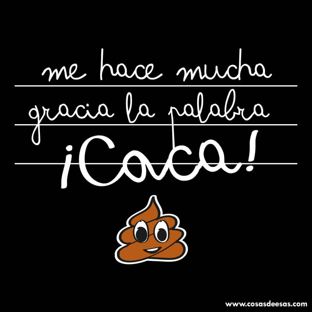 Me hace mucha gracia la palabra ¡caca! Sudadera de niño/a
