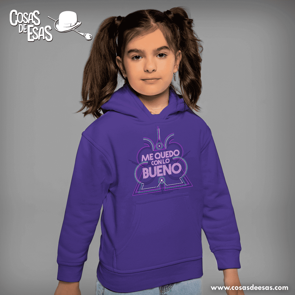 Me quedo con lo bueno Hoodie de niño/a