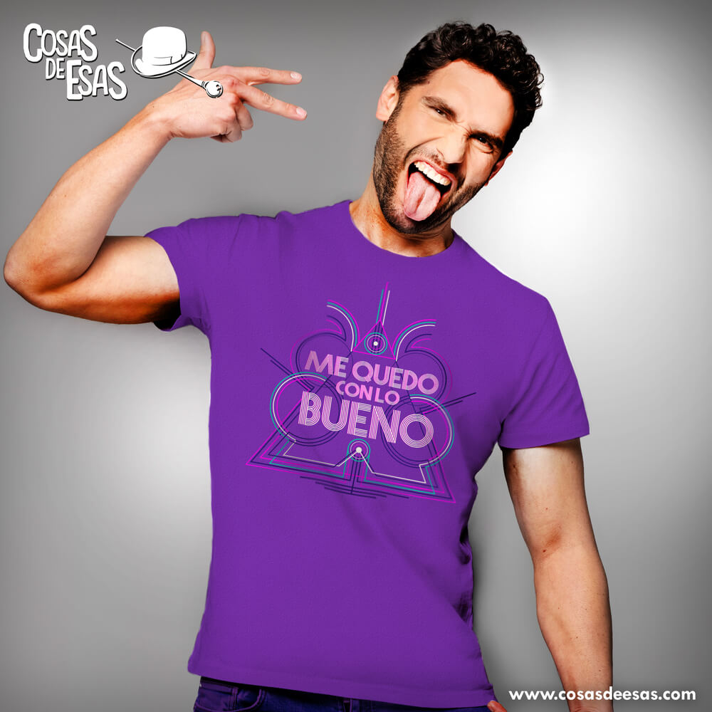 Me quedo con lo bueno Camiseta de hombre
