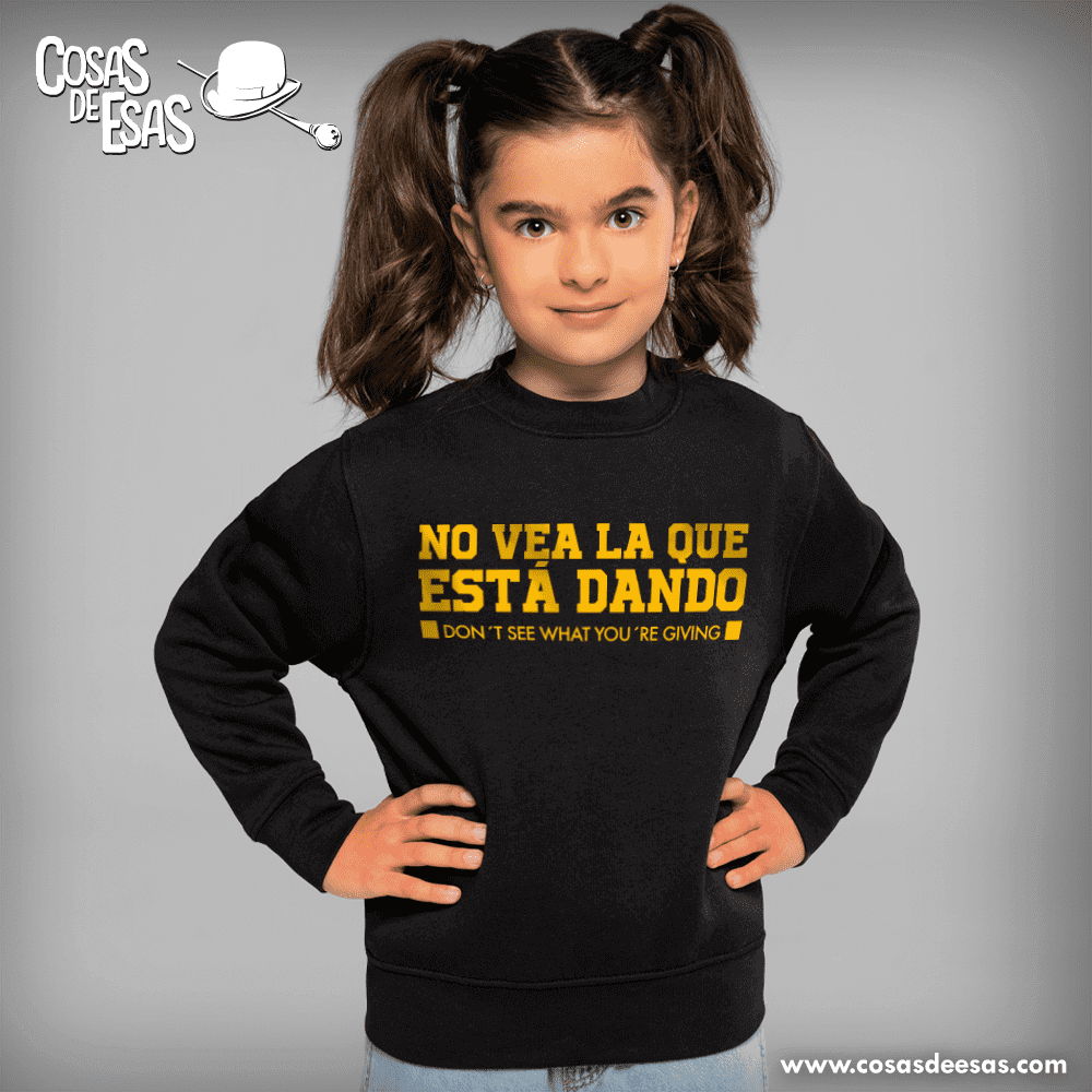 No vea la que está dando Sudadera de niño/a