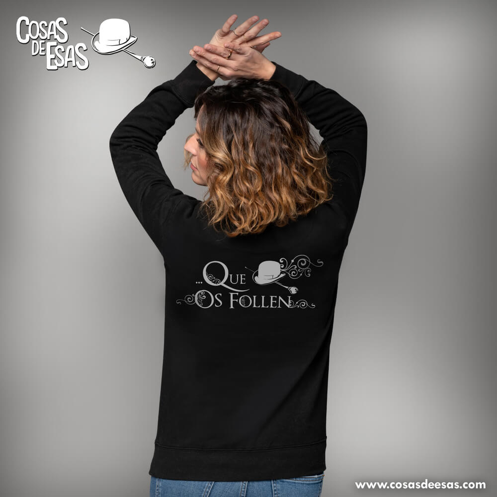 Con mis mejores deseos... Sudadera de mujer