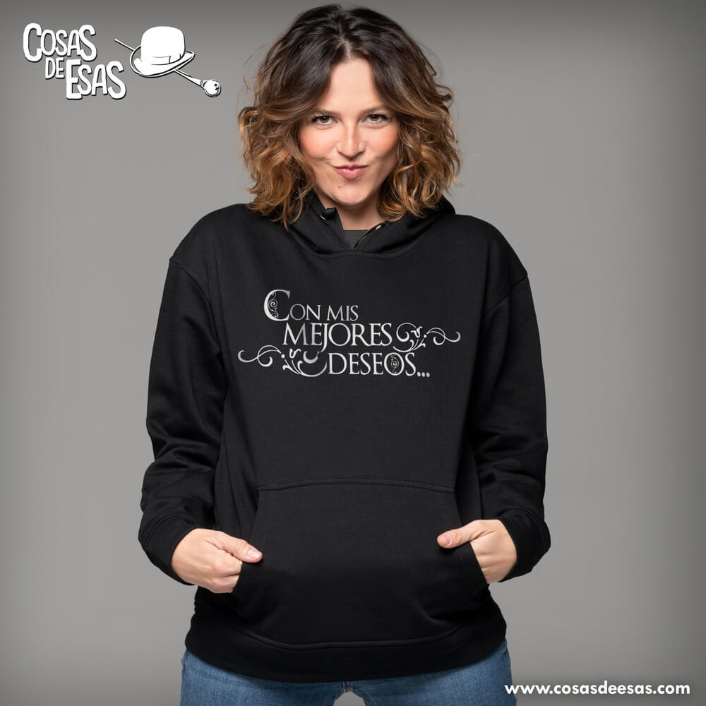 Con mis mejores deseos... Hoodie de mujer