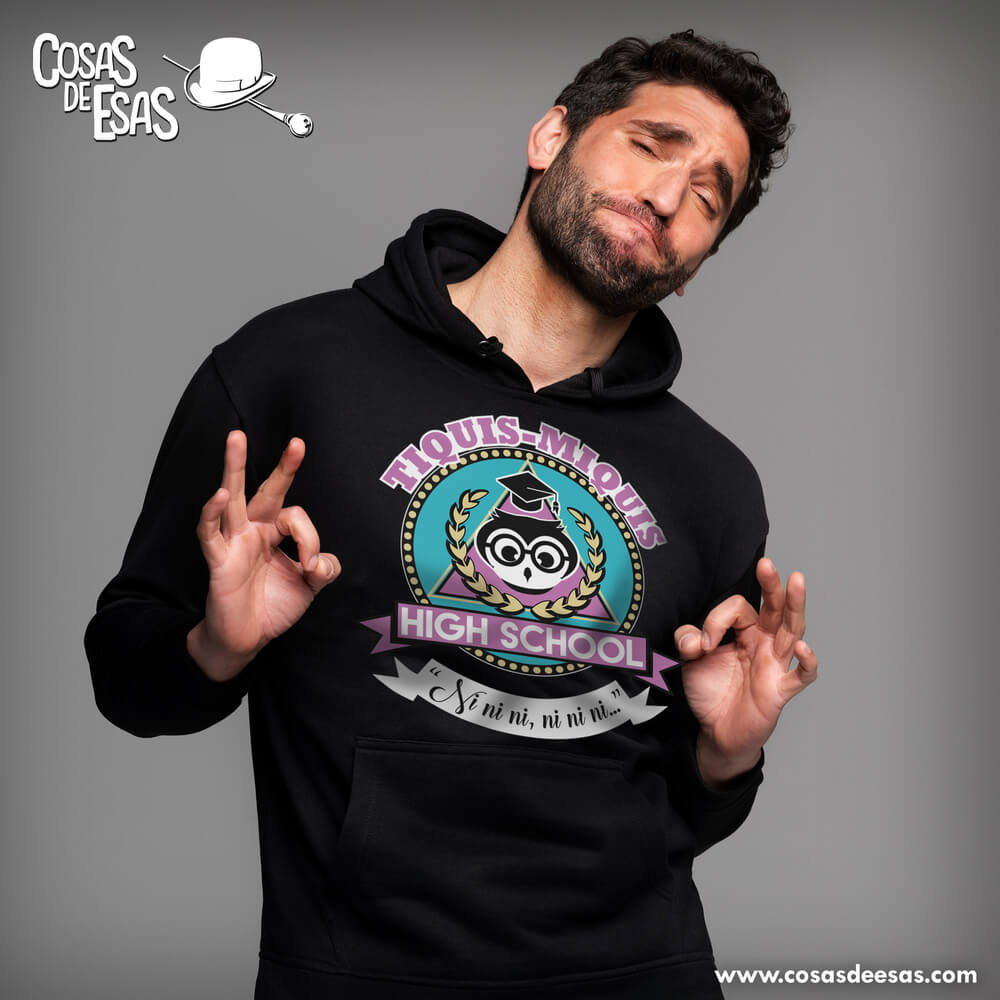 Tiquis Miquis High School Hoodie de hombre