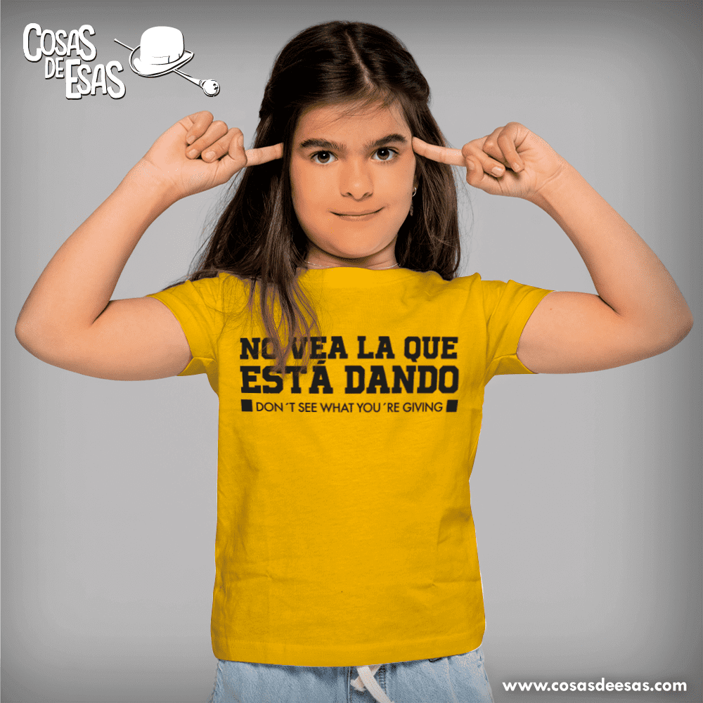 No vea la que está dando Camiseta de niño/a