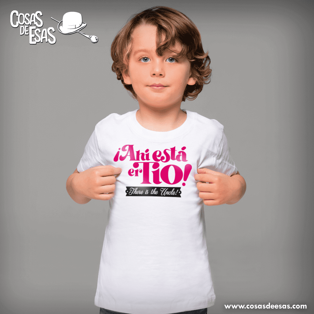 ¡Ahí está er tío! Camiseta de niño/a