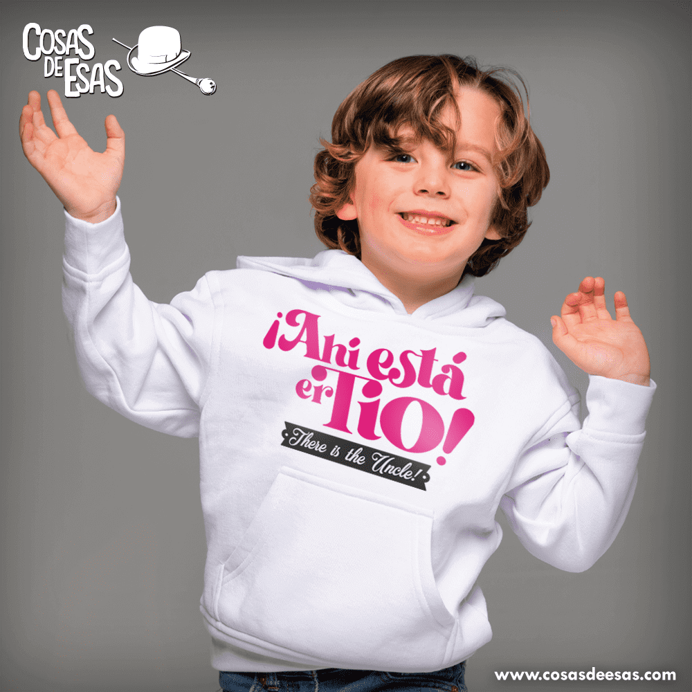 ¡Ahí está er tío! Hoodie de niño/a