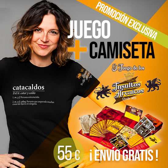 Promo Juego de los Insultos Arcaicos + Camiseta Catacaldos