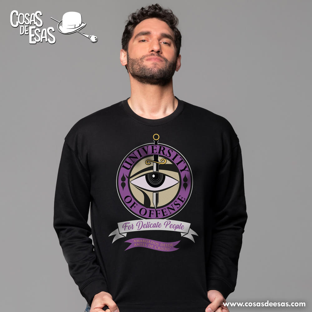 University of Offense Sudadera hombre