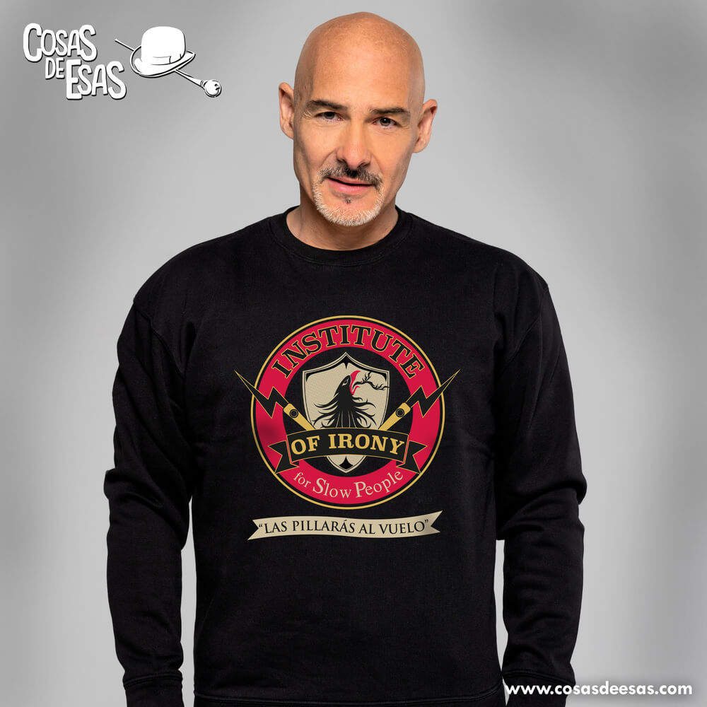 Institute of Irony Sudadera de hombre