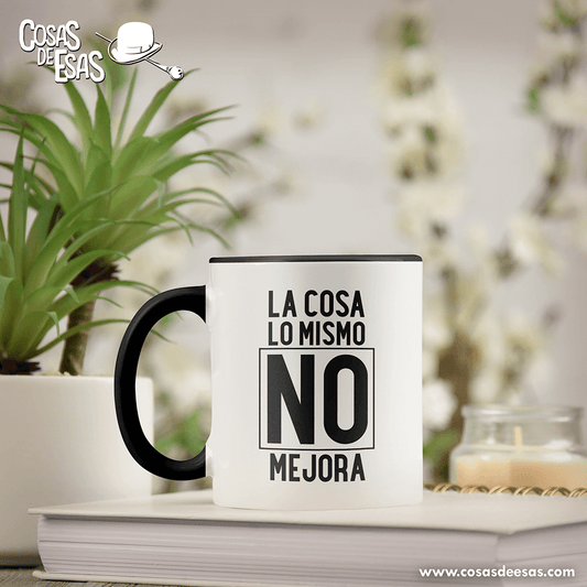 La cosa lo mismo NO mejora Taza