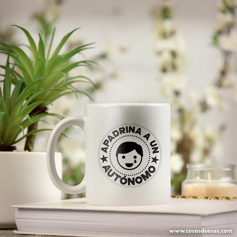 Apadrina un autónomo Taza