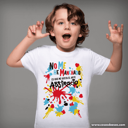 No me he manchado, es que me gusta el arte abstracto Camiseta de niño/a