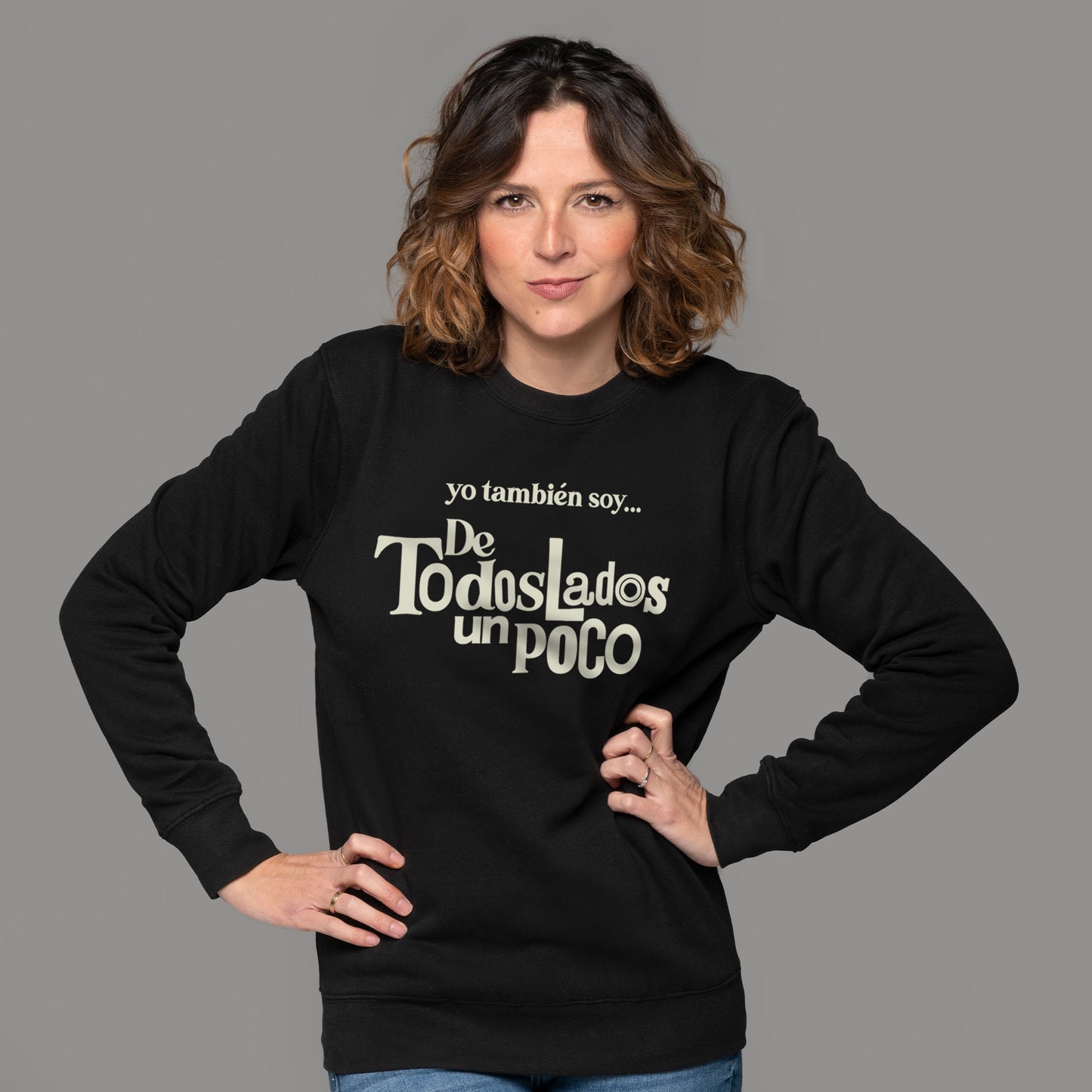 De todos lados un poco  Sudadera de mujer