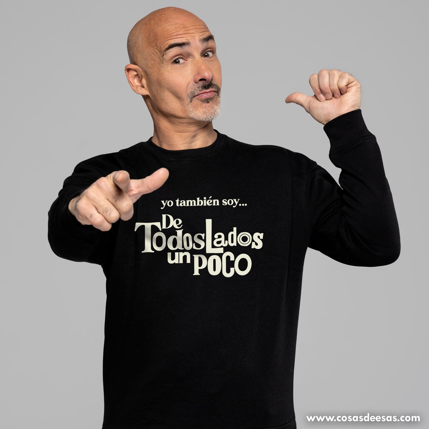 De todos lados un poco Sudadera hombre